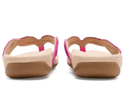 Vionic Bella Braid Thong Sandals In Pink