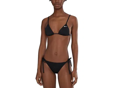 Nike Effortless Essential Triangle Bikini Top In Black