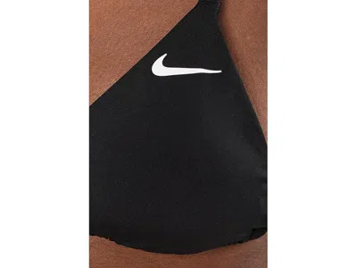 Nike Effortless Essential Triangle Bikini Top In Black
