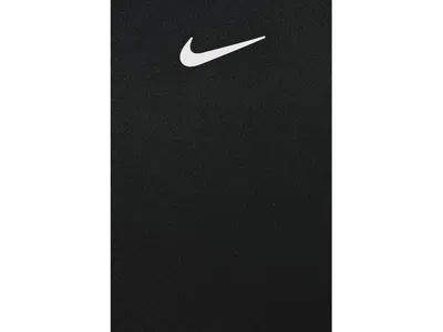 Nike Solid Cropped Top In Black