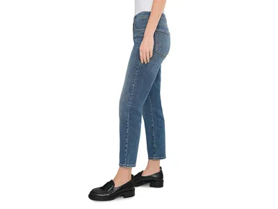 Madewell The Jules Slim Straight Jeans Atlin Wash In Brown