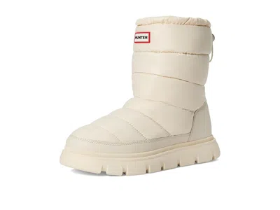 Hunter Maribel Waterproof Snow Boot In White