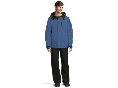 Quiksilver Mission Solid Snow Jacket In Blue