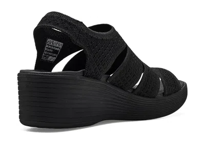 Skechers Parallel Lite Dreammaker Wedge Sandal In Black