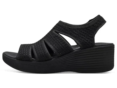 Skechers Parallel Lite Dreammaker Wedge Sandal In Black