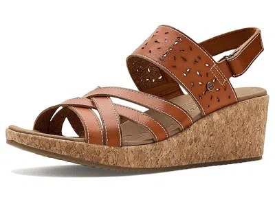 Skechers Arch Fit Beverlee 2.0 Natural Era Wedge Sandal In Brown