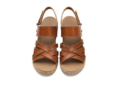 Skechers Arch Fit Beverlee 2.0 Natural Era Wedge Sandal In Brown