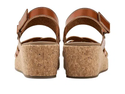 Skechers Arch Fit Beverlee 2.0 Natural Era Wedge Sandal In Brown
