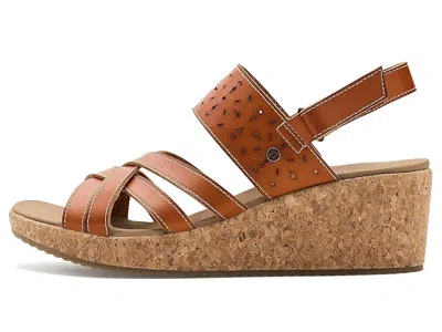 Skechers Arch Fit Beverlee 2.0 Natural Era Wedge Sandal In Brown