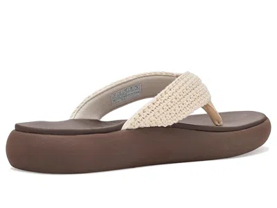 Skechers Relaxed Fit Asana Luxe Hidden Valley 2 Flip Flop In White