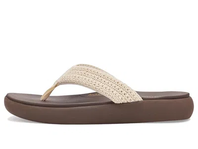 Skechers Relaxed Fit Asana Luxe Hidden Valley 2 Flip Flop In White