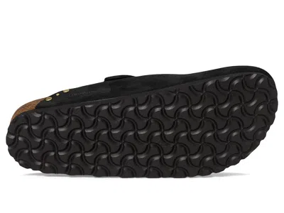 Birkenstock Contoured Sandals With Adjustable Straps And Ergonomic Footbed In Black