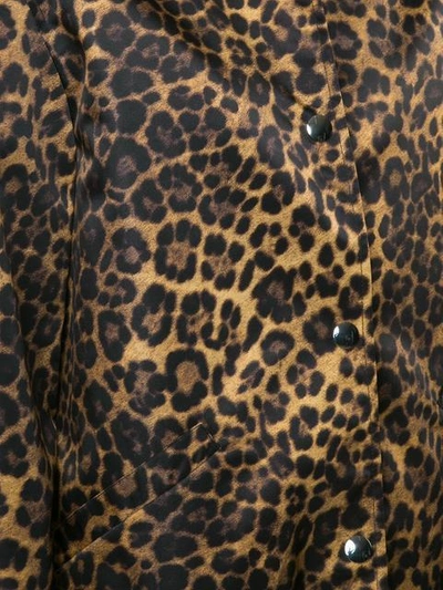 Shop Alexander Wang Leopard Print Jacket In Brown
