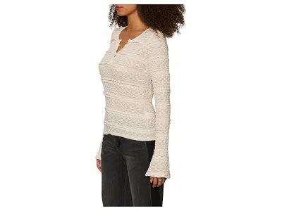 Sanctuary Lovely Lace Button Front In White