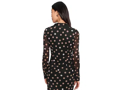 Sanctuary Fitted Mesh Button Down In Black