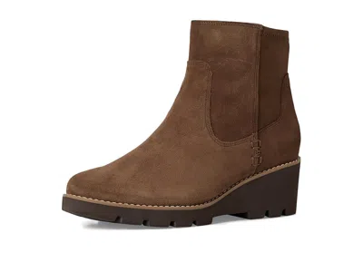 Vionic Ariana Zip Short Boots In Brown