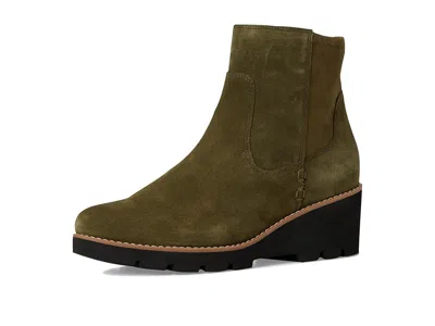 Vionic Ariana Zip Short Boots In Green