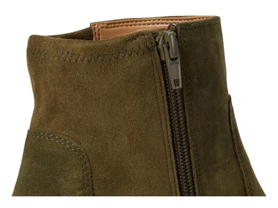 Vionic Ariana Zip Short Boots In Green