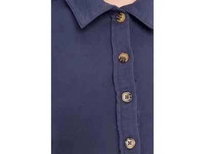 Mod-o-doc Long Sleeve Button Front Shacket In Black