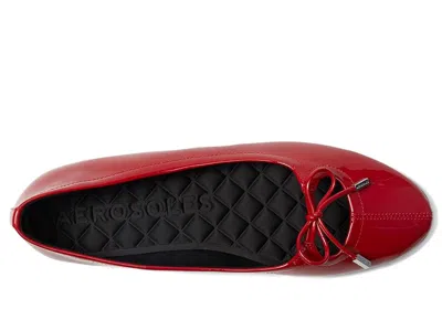 Aerosoles Wide Width Perle Ballet Flat In Red
