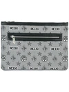 KTZ monogram print clutch,POLYESTER100%