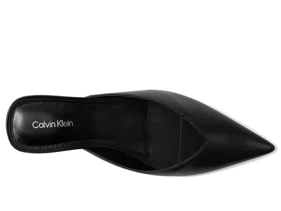 Calvin Klein Camily Pointed Toe Mule In Black
