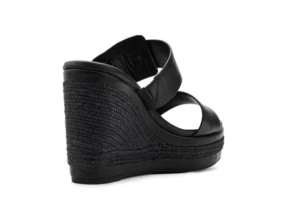 Kork-ease Korkease Raya Espadrille Wedge Sandal In Black
