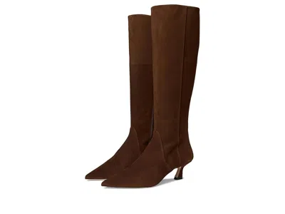 Stuart Weitzman Vinnie Zip Boot 50 In Brown