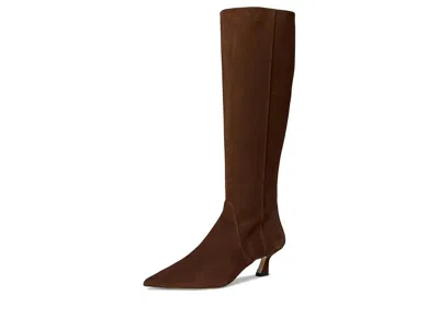 Stuart Weitzman Vinnie Zip Boot 50 In Brown