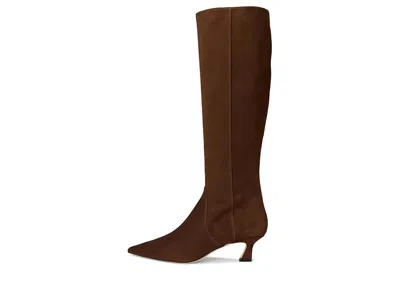 Stuart Weitzman Vinnie Zip Boot 50 In Brown