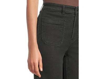 Faherty Stretch Terry Patch Pocket Pants In Black