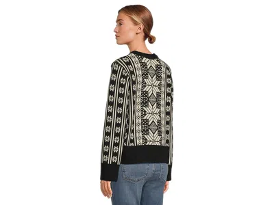 Faherty Sun Valley Crewneck Sweater In Black