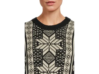 Faherty Sun Valley Crewneck Sweater In Black