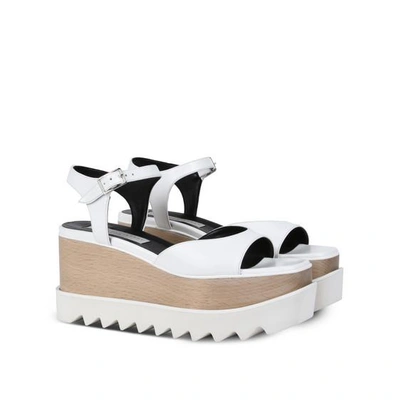Shop Stella Mccartney White Elyse Sandals