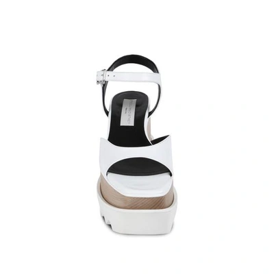 Shop Stella Mccartney White Elyse Sandals