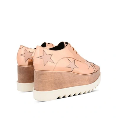 Shop Stella Mccartney Copper Elyse Star Shoes In Linen