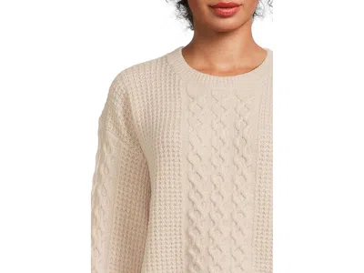 Splendid Celeste Cable Sweater In Black