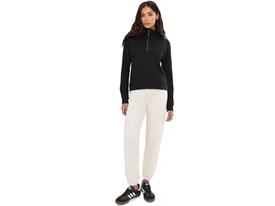 Splendid Sweatersoft 1/4 Zip In Black