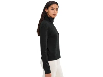 Splendid Sweatersoft 1/4 Zip In Black