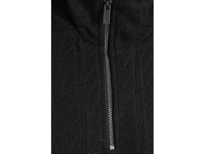 Splendid Sweatersoft 1/4 Zip In Black