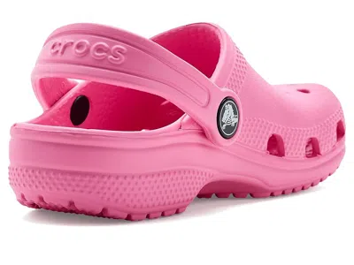 Crocs Kids'  Classic Glitter Girls Clogs Colour: Pink Tweed Glitter, Size: Junior 3 In Pink Tweed Glitter R