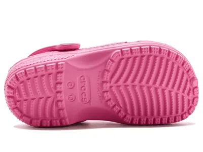Crocs Kids'  Classic Glitter Girls Clogs Colour: Pink Tweed Glitter, Size: Junior 3 In Pink Tweed Glitter R