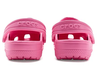 Crocs Kids'  Classic Glitter Girls Clogs Colour: Pink Tweed Glitter, Size: Junior 3 In Pink Tweed Glitter R