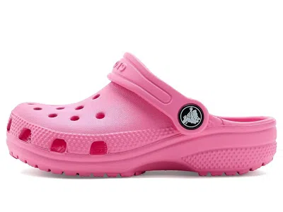 Crocs Kids'  Classic Glitter Girls Clogs Colour: Pink Tweed Glitter, Size: Junior 3 In Pink Tweed Glitter R