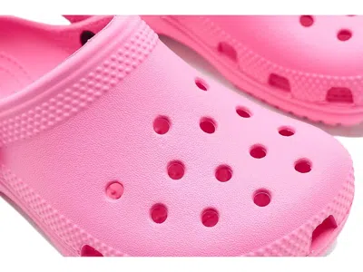 Crocs Kids'  Classic Glitter Girls Clogs Colour: Pink Tweed Glitter, Size: Junior 3 In Pink Tweed Glitter R