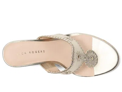 Jack Rogers Jacks High Wedge In Silver