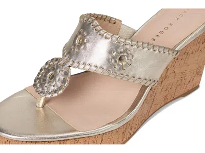 Jack Rogers Jacks High Wedge In Silver
