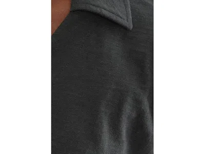 Lilla P Easy Collared Split Neck In Black
