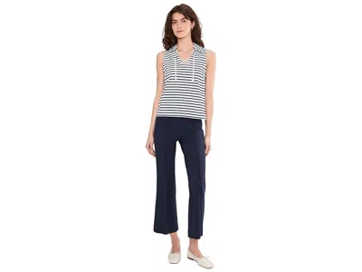 Lilla P Sleeveless Collared Top In Multi