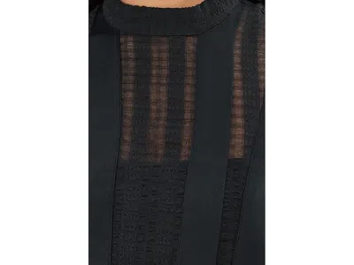 Allsaints Womens Fleur Asymmetric Woven Mini Dress Black